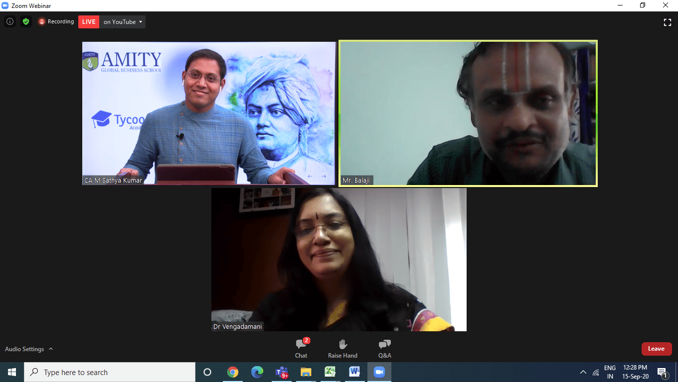 Amity Global Business School Chennai  Chief Mentor -Tycoon Academy photo 1